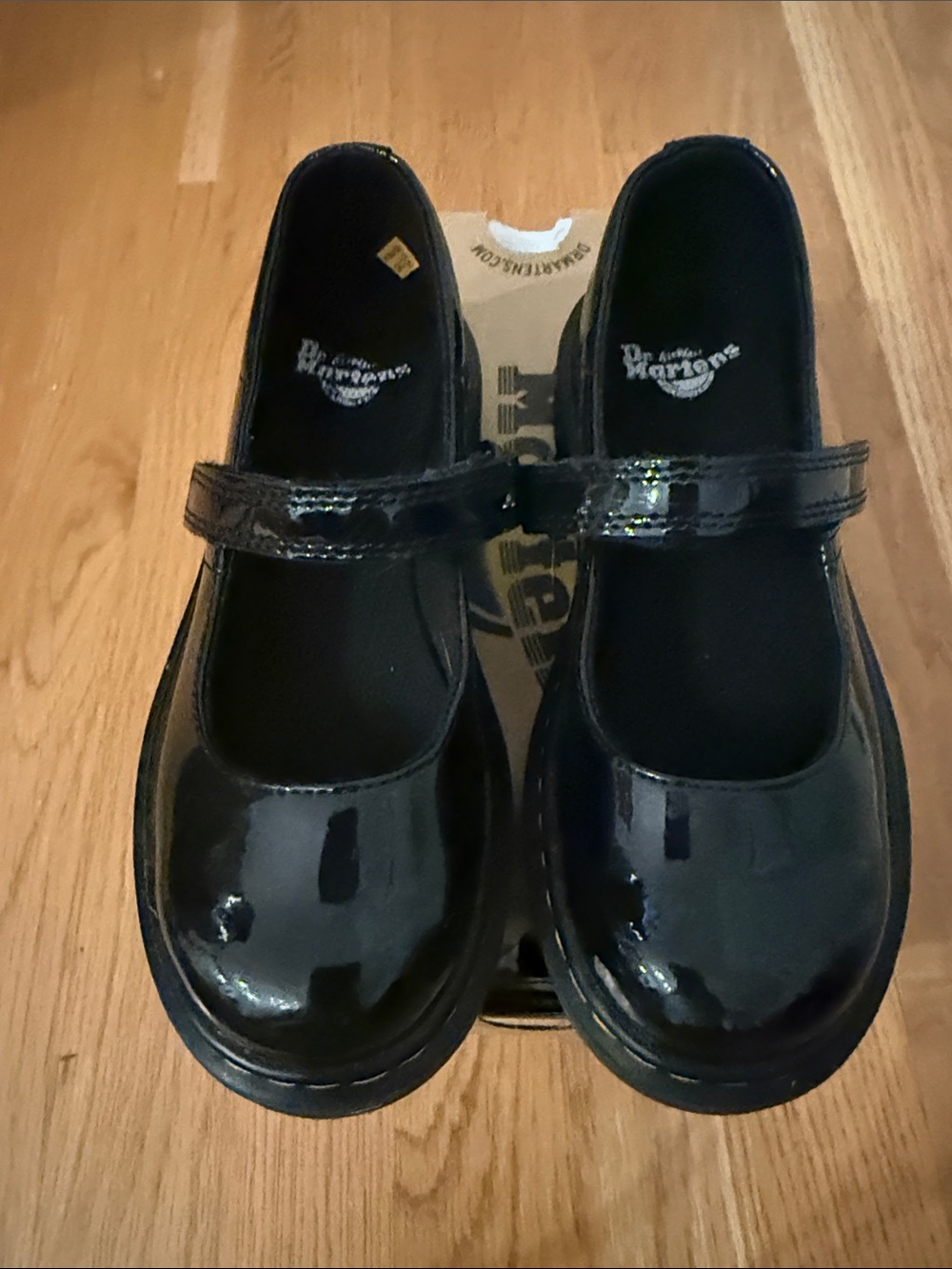 Dr. Martens Black Patent Mary Dress Shoes